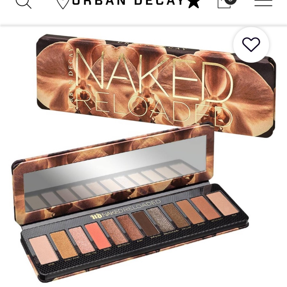 Urban Decay Naked Reloaded Eyeshadow Palette - Rich Browns and Golds